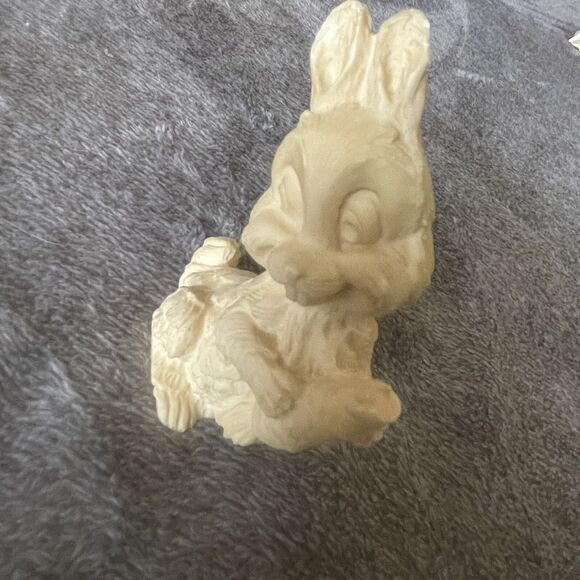 Sculptor A. Santini Bunny Rabbit 4" Ivory White Made In Italy Classic Figure VTG - Picture 9 of 12